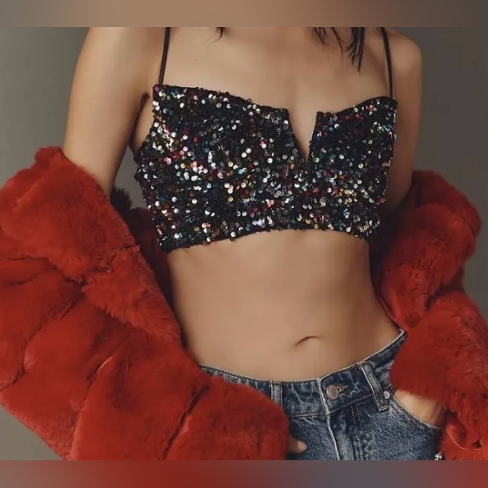 Anthropologie Sequin Bralette
In: Multi